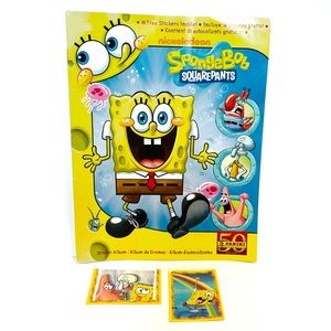 SpongeBob SquarePants Panini Sticker Book Magazine with Poster Nickelodeon 2011